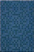 Керамическая плитка Квадро синий для стен 25x35