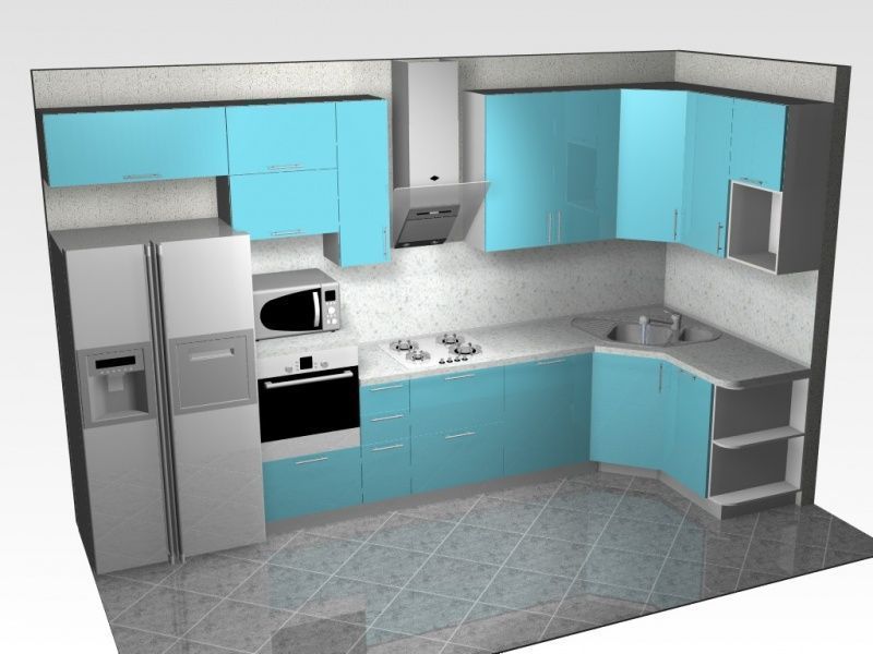 3D-моделирование дизайна кухни