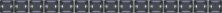 Керамическая плитка Роскошная мозайка Страйпс Бусинка черный Бордюр 1,3x20