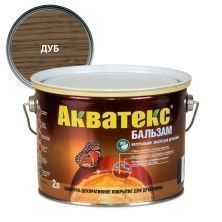 Акватекс-Бальзам масло для древесины, дуб (2л)
