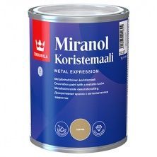 TIKKURILA MIRANOL краска декоративная с металлическим эффектом, для внутренних работ медь (1л)