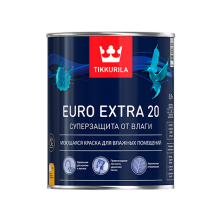 Tikkurila Euro Extra 20 / Тиккурила Евро Экстра 20 Краска для влажных помещений полуматовая