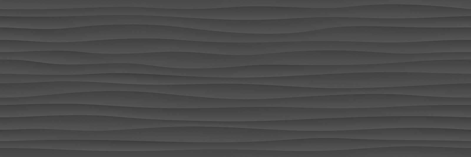 Керамическая плитка M1AG Eclettica Anthracite Struttura Wave 3D для стен 40x120