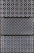 Керамическая плитка MARK Decor Jewel Pearl Black Декор 7,5x15