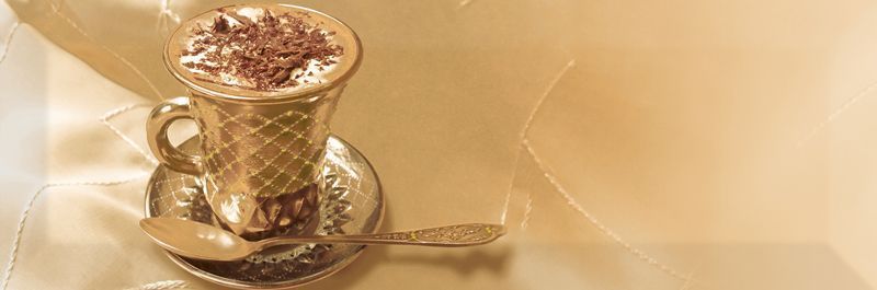 Керамическая плитка Capuccino Coffee Gold A Декор 10x30