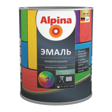 ALPINA Эмаль алкидная универсальная шелковисто-матовая, База 3 (2,13л)