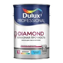 DULUX DIAMOND АЛМАЗНАЯ ПРОЧНОСТЬ краска для стен и потолков, износостойкая, мат., база BW (4,5л)_NEW