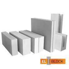 Блок из ячеистого бетона El-Block газосиликатный D500 600х250х125 мм
