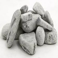 Камень для печей Талькохлорид из Карелии Белый с серыми прожилками 20 кг