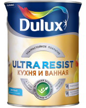 Dulux Ultra Resist / Дюлакс Ультра Резист Краска для кухни и ванной матовая