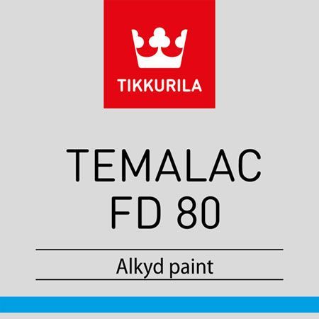 TIKKURILA (INDUSTRIAL) ТЕМАЛАК ФД80 THL краска алкидная (9л)