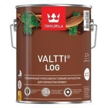 TIKKURILA VALTTI LOG антисептик специальный для бревен, атмосферостойкий, орегон (2,7л)