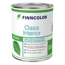 FINNCOLOR OASIS INTERIOR краска для стен и потолков, глубокоматовая, база A (2,7л)