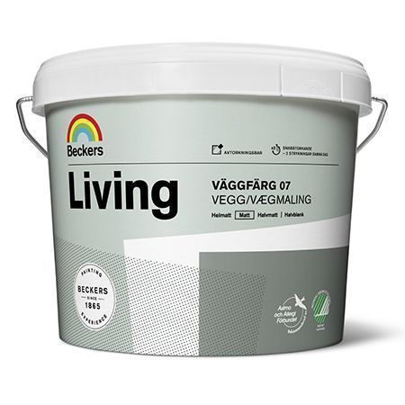 BECKERS LIVING VAGGFARG 07 краска матовая для стен и потолков Bas С (2,7л)