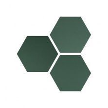 Плитка из керамогранита Hexa Six Green для стен и пола, универсально 14x16