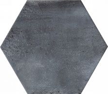 Плитка из керамогранита Fuoritono 1072712 Esagona Petrolio Opaco для стен и пола, универсально 24x27,7