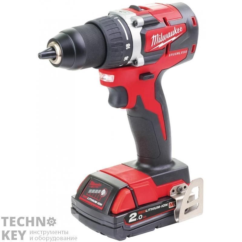 Аккумуляторная дрель-шуруповерт Milwaukee M18 CBLDD-202C