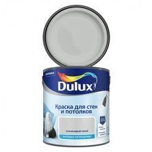 DULUX краска для стен и потолков, матовая, платиновый серый (2,5л)