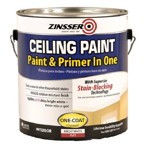 Zinsser Ceiling Paint Paint&Primer In One / Зинссер Селинг Пейнт Пейнт&Праймер Ин Уан Краска самогрунтующаяся для потолков матовая