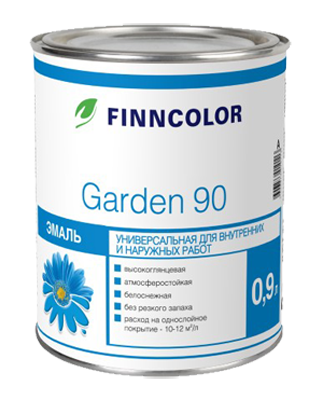 Finncolor Garden 90 / Финнколор Гарден 90 Эмаль универсальная алкидная высокоглянцевая