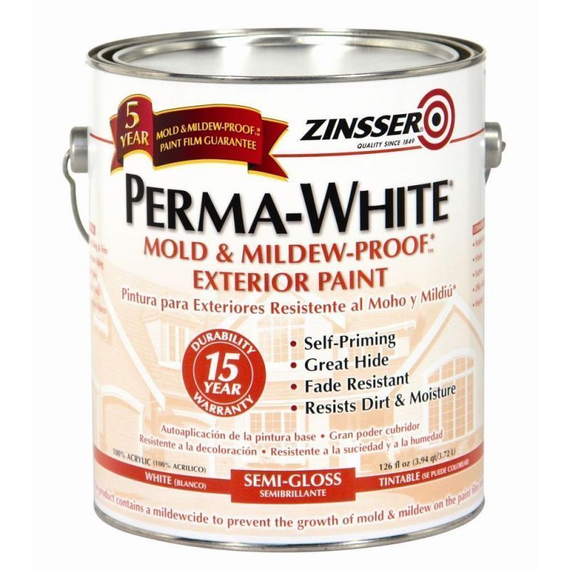 Zinsser Perma White / Зинссер Перма Вайт Краска фасадная самогрунтующаяся матовая