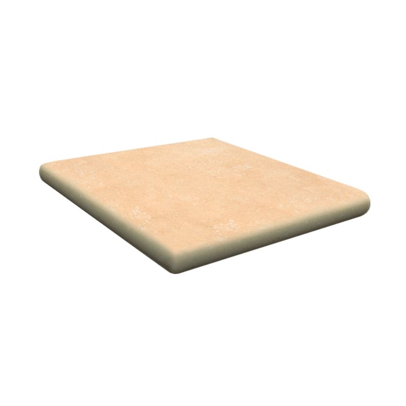 Клинкерная плитка STONE CARTABON FIORENTINO CREAM Ступень угловая 33x33