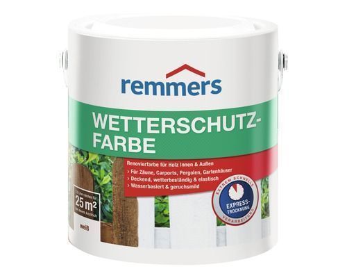 REMMERS WETTERSCHUTZ-FARBE краска для дерева с антисептиком, шелк-мат, для вн/нар. работ, BC (2,5л)