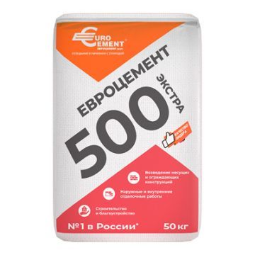 Смесь цементная Евроцемент М-500 50 кг