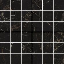 Керамическая плитка MM5283 Фрагонар чёрный Напольный декор 30,1x30,1