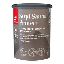 Tikkurila Supi Sauna Protect EP состав защитный для стен и потолков в бане и сауне п/мат (0,9л)