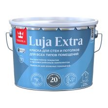 TIKKURILA Luja Extra 20 краска для влажных помещений антигрибковая акриловая п/матовая, база А (9л)