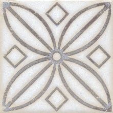 Керамическая плитка Вставка Амальфи орнамент коричневый STG\A402\1266 9,9x9,9