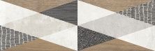 Керамическая плитка Стен серый 1664-0201 Декор 20x60
