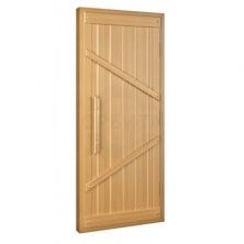 Дверь деревянная, хвоя, 600х2000 мм, с коробкой