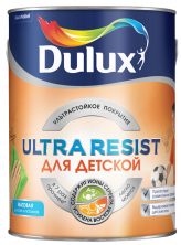 Dulux Ultra Resist / Дюлакс Ультра Резист Для детской Краска для стен и потолков матовая