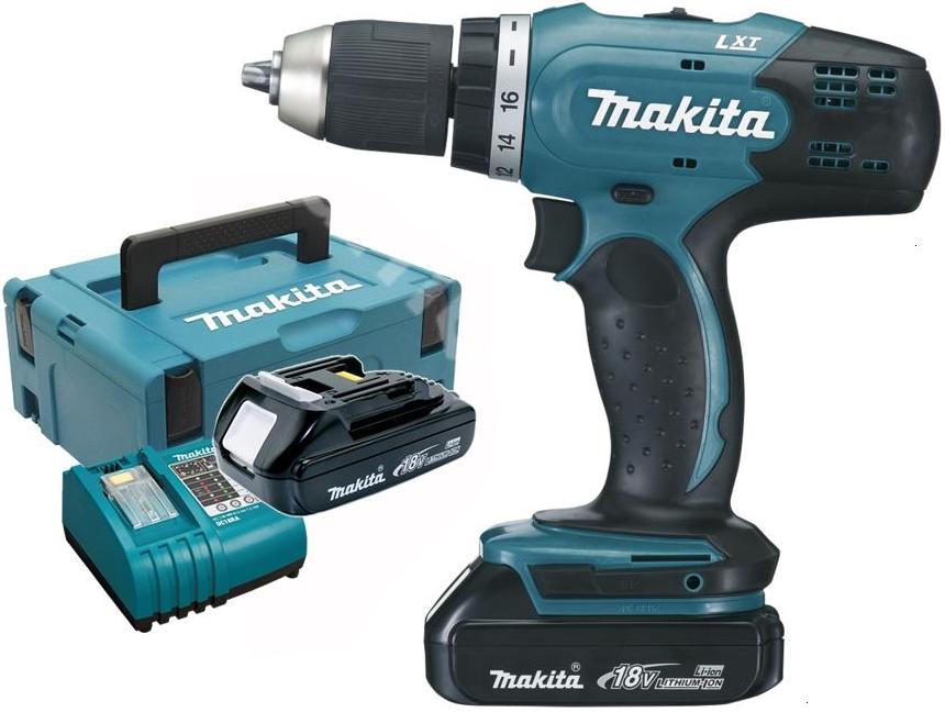 Аккумуляторный шуруповерт Makita DHP453SYE Li-Lon