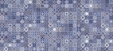 Керамическая плитка blue Hammam рельеф голубой HAG041D для стен 20x44