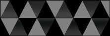 Керамическая плитка Sigma Perla чёрный 17-03-04-463-0 Декор 20x60