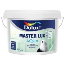 DULUX MASTER LUX AQUA 40 краска универсальная, Баз BW, акриловая, в р, п/глянцевая, белый (2,5л)