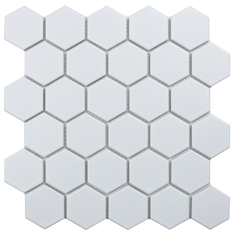 Мозаика HOMEWORK Hexagon small White Matt IDL1005 27,8x26,5