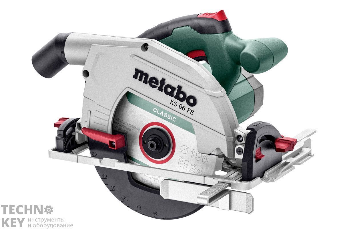 Пила дисковая Metabo KS 66 FS  в кейсе