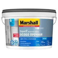 MARSHALL EXPORT 7 матовая краска для внутренних работ, моющаяся, Баз BW (2,5л)