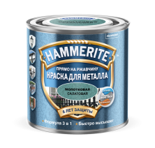 HAMMERITE HAMMERED молотковая эмаль по ржавчине, салатовая (0,75л)