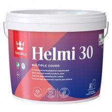 TIKKURILA HELMI 30 краска акрилатная для мебели универсальная, полуматовая, база C (2,7л)*