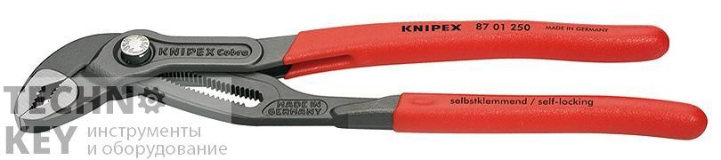 Высокотехнологичные сантехнические клещи Cobra®, 250 мм, KNIPEX 87 01 250 KN-8701250