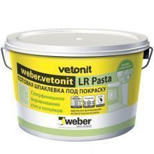 Шпатлевка полимерная Weber-Vetonit LR Pasta белый 20 кг