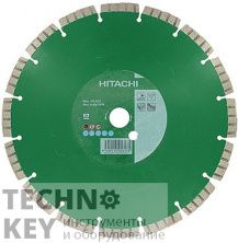 Диск алмазный Hitachi 350х3,2х20/25,4; сегментир., универсальный, премиум качес