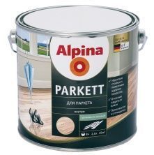 ALPINA PARKETT лак паркетный, шелковисто-матовый (0,75л)