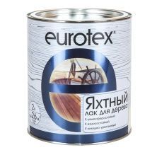 Eurotex лак яхтный алкидно-уретановый, глянцевый (2л)