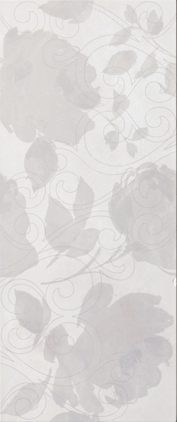 Керамическая плитка Inserto Bloom grigio Декор 30,5x72,5
